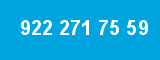 922 271 75 59 922 271 75 59
